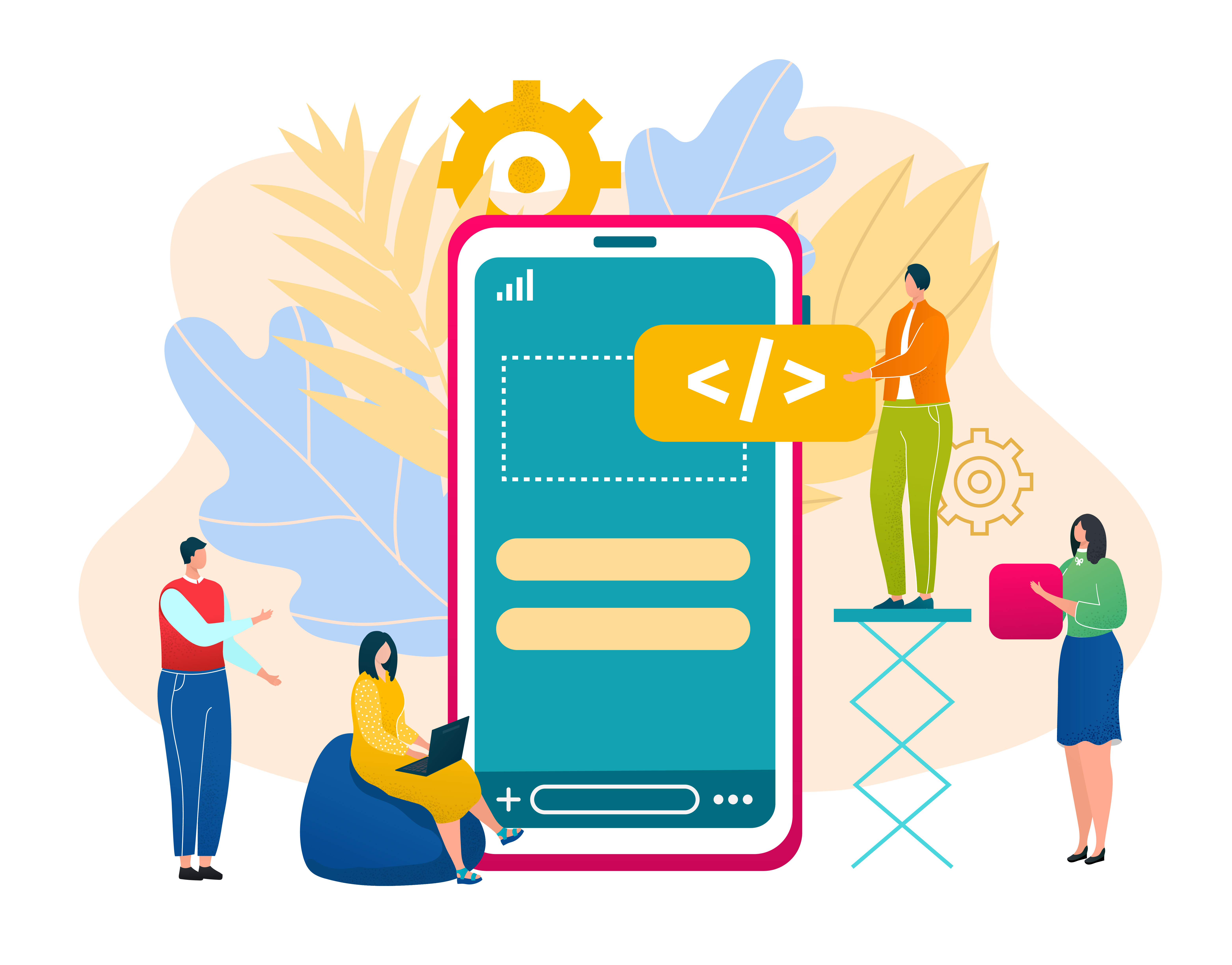 App Development Illustration