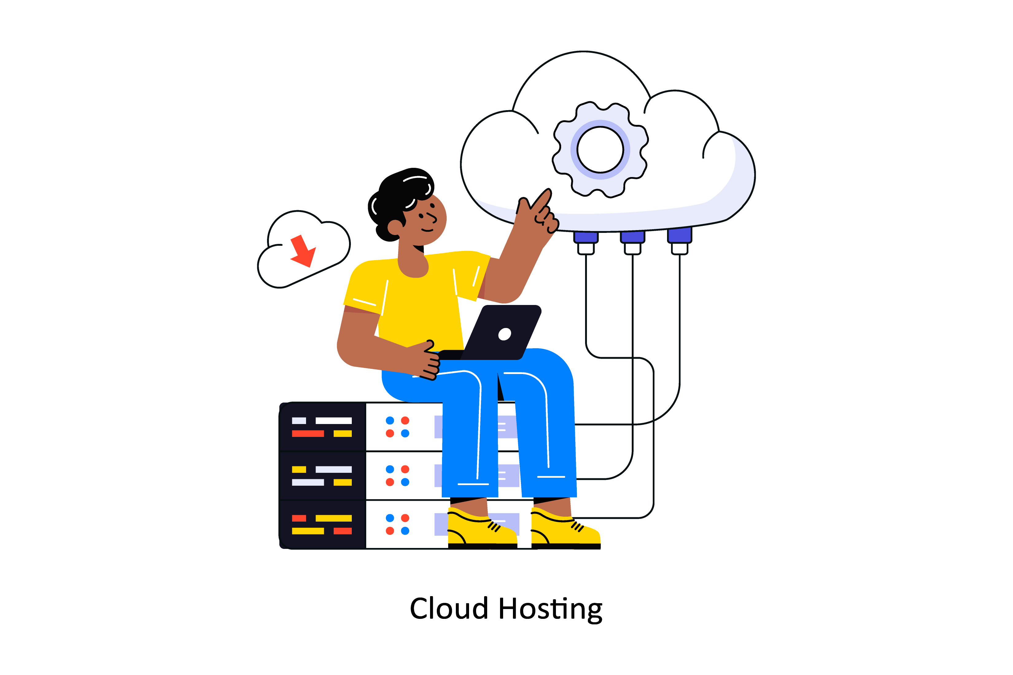 Cloud Storage Illustration