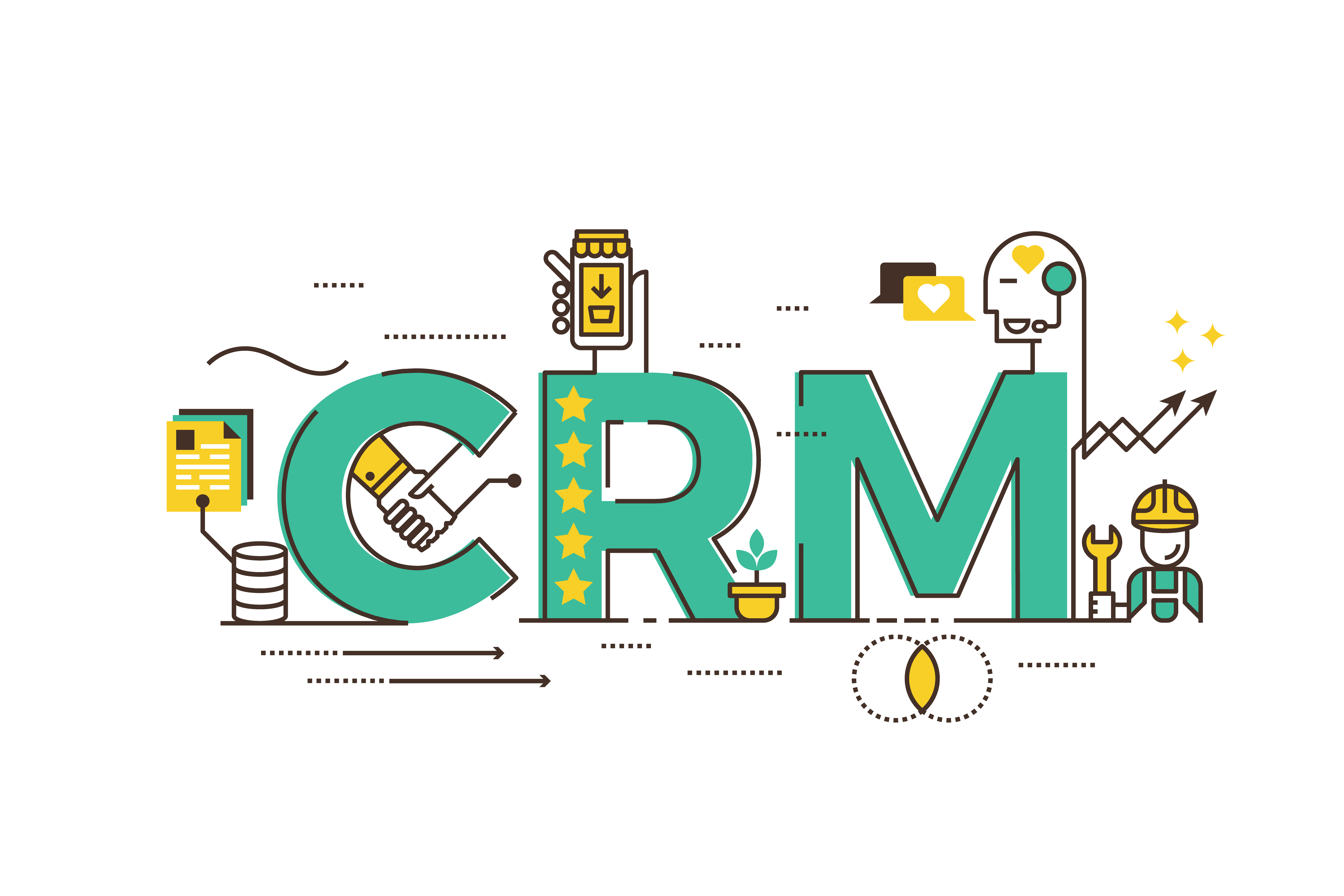CRM Systems Illustration